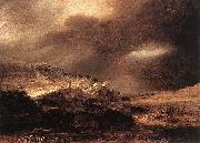 Rembrandt Peale Stormy Landscape Sweden oil painting artist